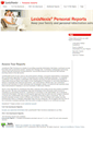 Mobile Screenshot of personalreports.lexisnexis.com