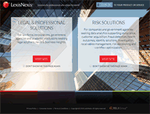 Tablet Screenshot of lexisnexis.com