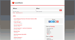 Desktop Screenshot of lexisnexis.jobs