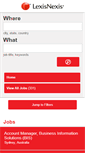 Mobile Screenshot of lexisnexis.jobs