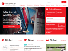 Tablet Screenshot of lexisnexis.at