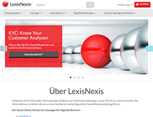 Tablet Screenshot of lexisnexis.de