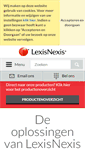 Mobile Screenshot of lexisnexis.nl