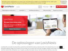 Tablet Screenshot of lexisnexis.nl